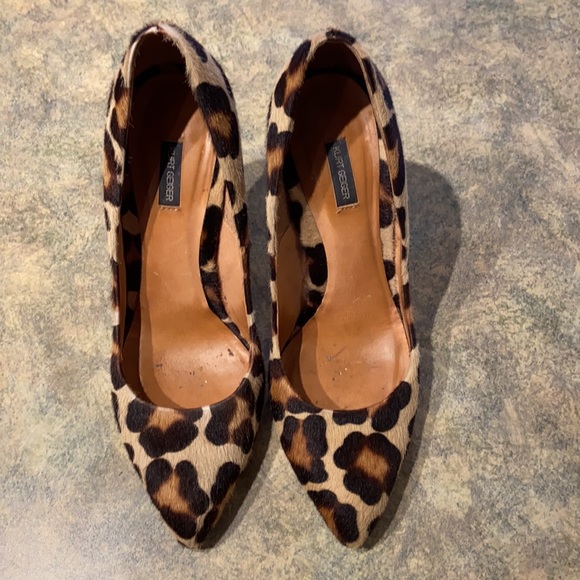 Kurt Geiger pony hair leopard heels - Picture 2 of 7